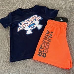 Underarmour boys shorts set